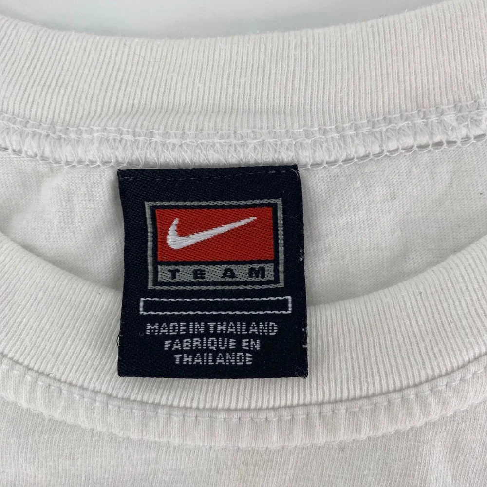 Nike Kids T Shirt White‎ Stacked Logo Casual Short Sleeve Tee VTG